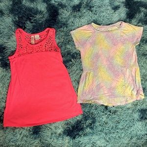 2 girls 7/8 Summer tops